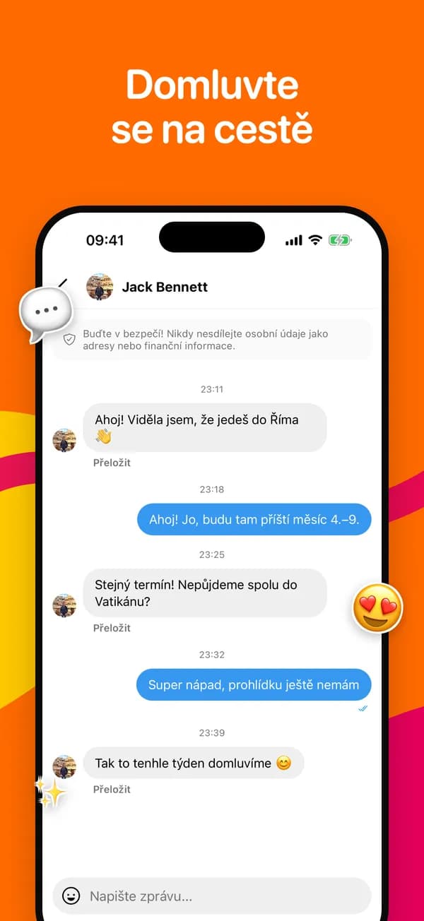 Chat s překladem jedním klepnutím